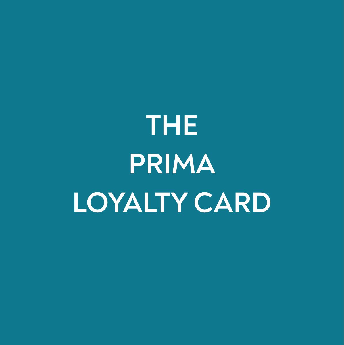 Slide 1 The Prima Loyatly Card